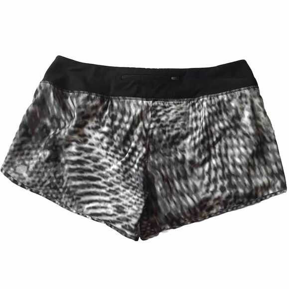 Nike Dri-Fit Running Shorts 811462 Black White Tie Dye Athletic Women's Large L - Picture 3 of 12